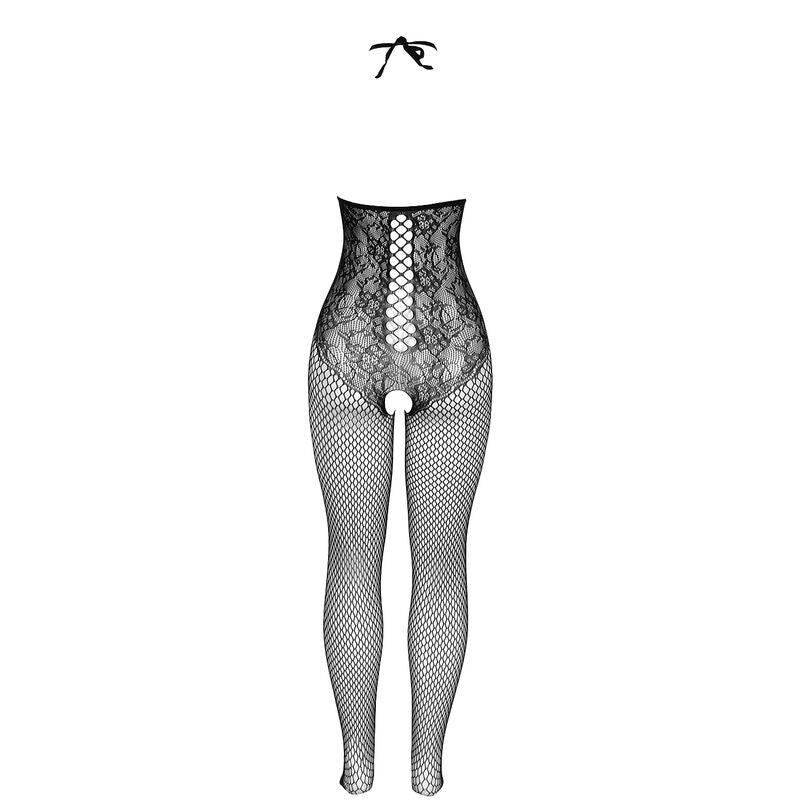 SUBBLIME - 951849 BODYSTOCKING RÉSILLE OUVERT ET COL LICOU NOIR TAILLE UNIQUE SUBBLIME BODYSTOCKINGS