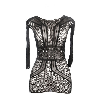 SUBBLIME - 951931 ROBE COURTE EN RÉSILLE AVEC DOS NU TAILLE UNIQUE SUBBLIME DRESSES