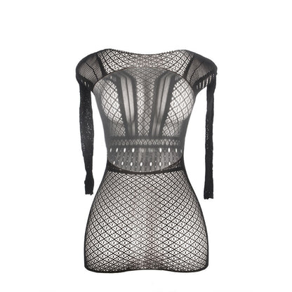 SUBBLIME - 951931 ROBE COURTE EN RÉSILLE AVEC DOS NU TAILLE UNIQUE SUBBLIME DRESSES