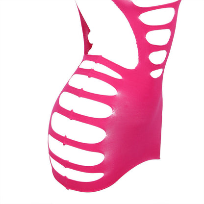 SUBBLIME - 952273 ROBE RÉSILLE ÉLASTIQUE MANCHES LONGUES ROSE TAILLE UNIQUE SUBBLIME DRESSES