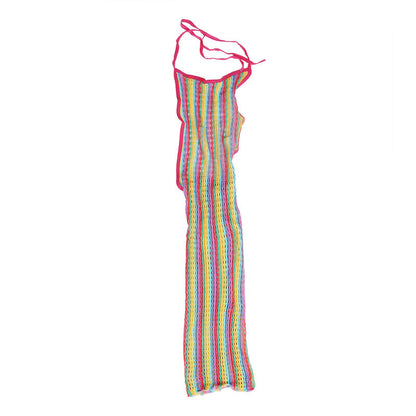 SUBBLIME - 952341 ROBE RÉSEILLE ARC-EN-CIEL TAILLE UNIQUE SUBBLIME DRESSES