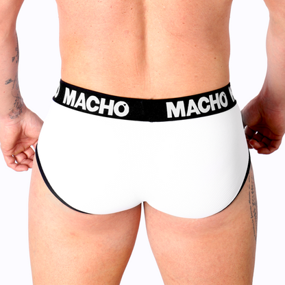 MACHO - MS30BL SLIP BLANC L MACHO UNDERWEAR