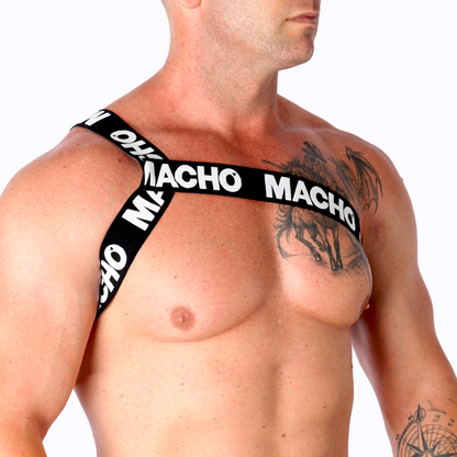 MACHO - HARNAIS ROMAIN BLANC L/XL MACHO UNDERWEAR