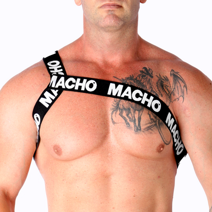 MACHO - HARNAIS ROMAIN BLANC L/XL MACHO UNDERWEAR