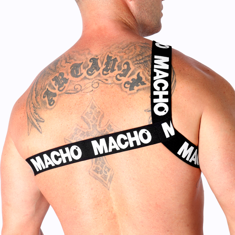 MACHO - HARNAIS ROMAIN BLANC L/XL MACHO UNDERWEAR
