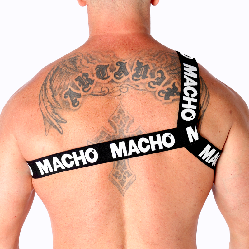 MACHO - HARNAIS ROMAIN BLANC L/XL MACHO UNDERWEAR