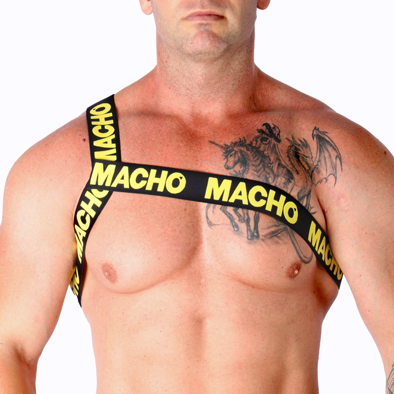 MACHO - HARNAIS ROMAIN JAUNE L/XL MACHO UNDERWEAR