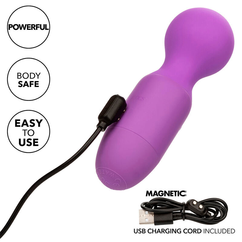 CALEXOTICS - FIRST TIME MASSEUR RECHARGEABLE 10 VIBRATIONS VIOLET CALEXOTICS