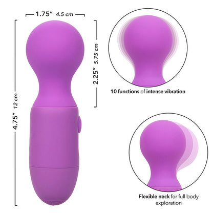 CALEXOTICS - FIRST TIME MASSEUR RECHARGEABLE 10 VIBRATIONS VIOLET CALEXOTICS