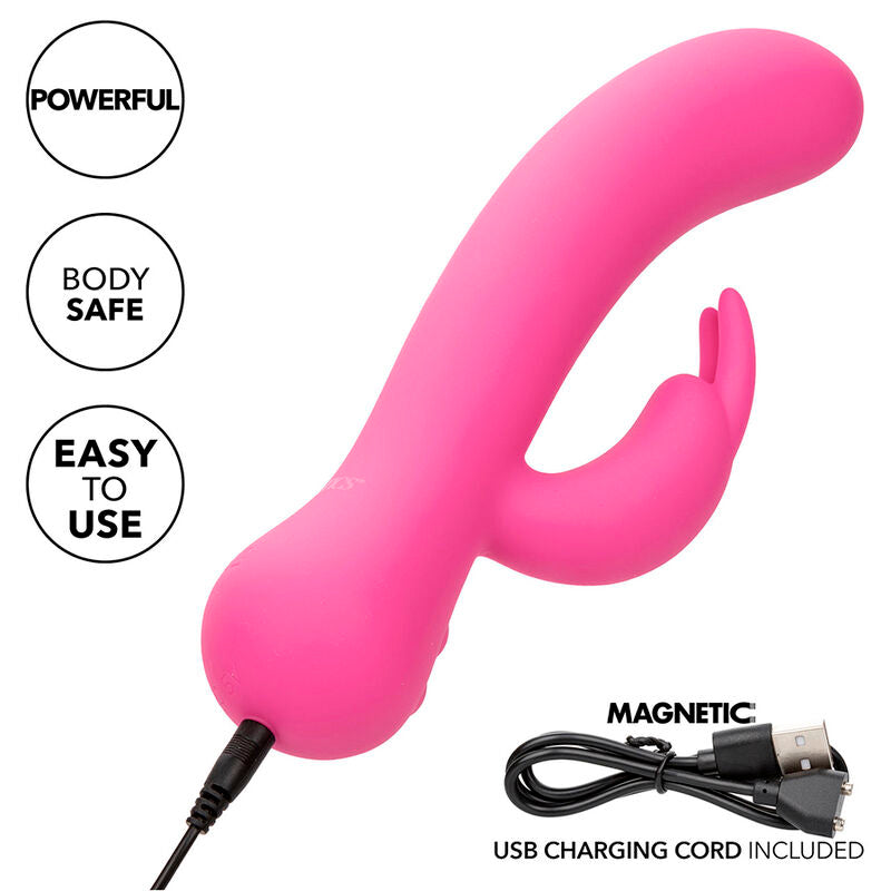 CALEXOTICS - FIRST TIME VIBRATEUR LAPIN RECHARGEABLE ROSE CALEXOTICS