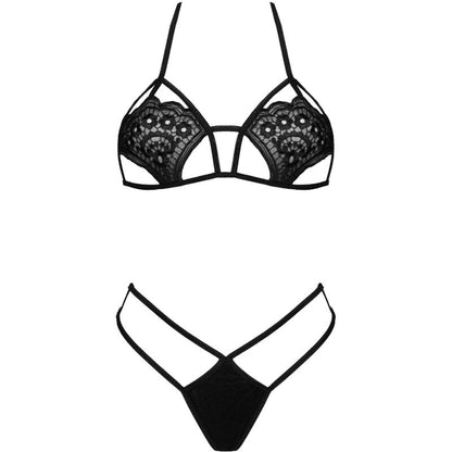 LIVCO CORSETTI FASHION - SOUTIEN-GORGE + STRING JIMENA LC 20216 NOIR TAILLE UNIQUE LIVCO CORSETTI SETS