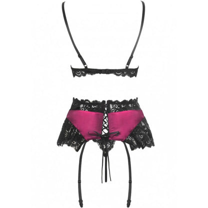 LIVCO CORSETTI FASHION - NAHIR LC 20214 SOUTIEN-GORGE + CULOTTE + PORTE-JARRETELLES L/XL LIVCO CORSETTI SETS