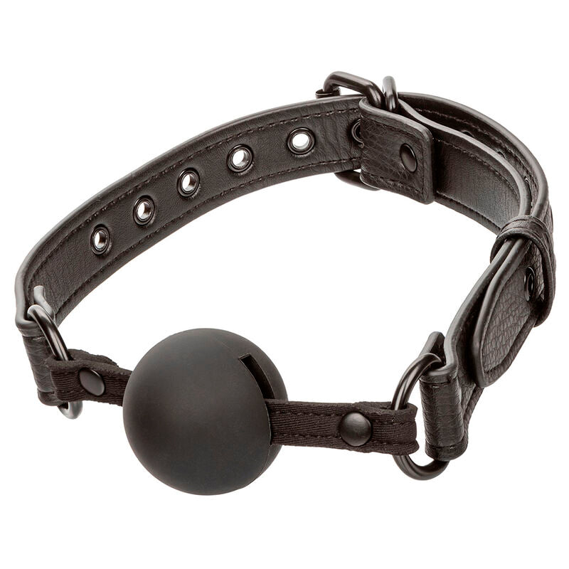 CALEXOTICS - NOCTURNAL BÂILLON À BOULE EN SILICONE NOIR CALEXOTICS