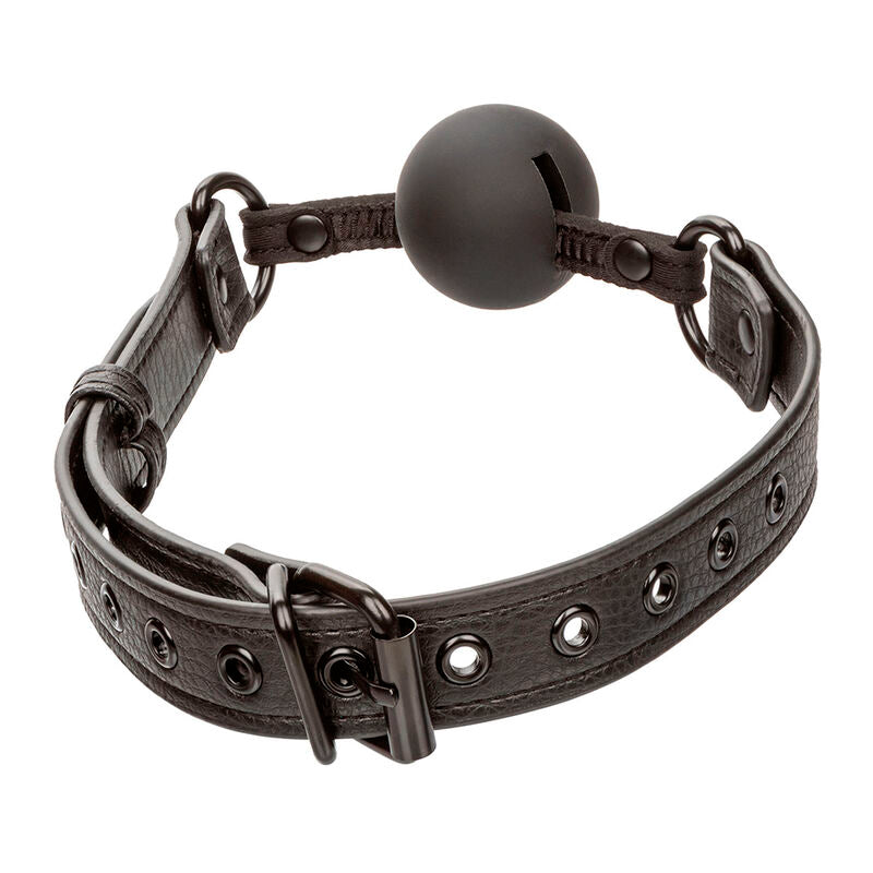 CALEXOTICS - NOCTURNAL BÂILLON À BOULE EN SILICONE NOIR CALEXOTICS