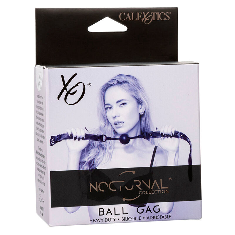 CALEXOTICS - NOCTURNAL BÂILLON À BOULE EN SILICONE NOIR CALEXOTICS