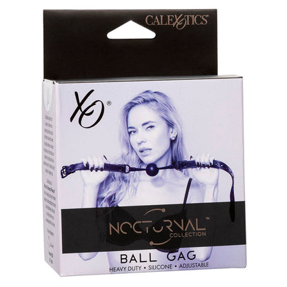 CALEXOTICS - NOCTURNAL BÂILLON À BOULE EN SILICONE NOIR CALEXOTICS