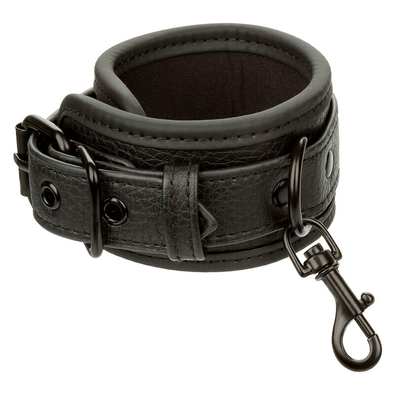 CALEXOTICS - NOCTURNAL POIGNETS EN CUIR RÉGLABLES NOIRS CALEXOTICS