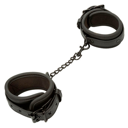 CALEXOTICS - NOCTURNAL CHEVILLES RÉGLABLES EN CUIR NOIR CALEXOTICS