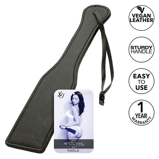 CALEXOTICS - NOCTURNAL PADDLE EN CUIR NOIR CALEXOTICS