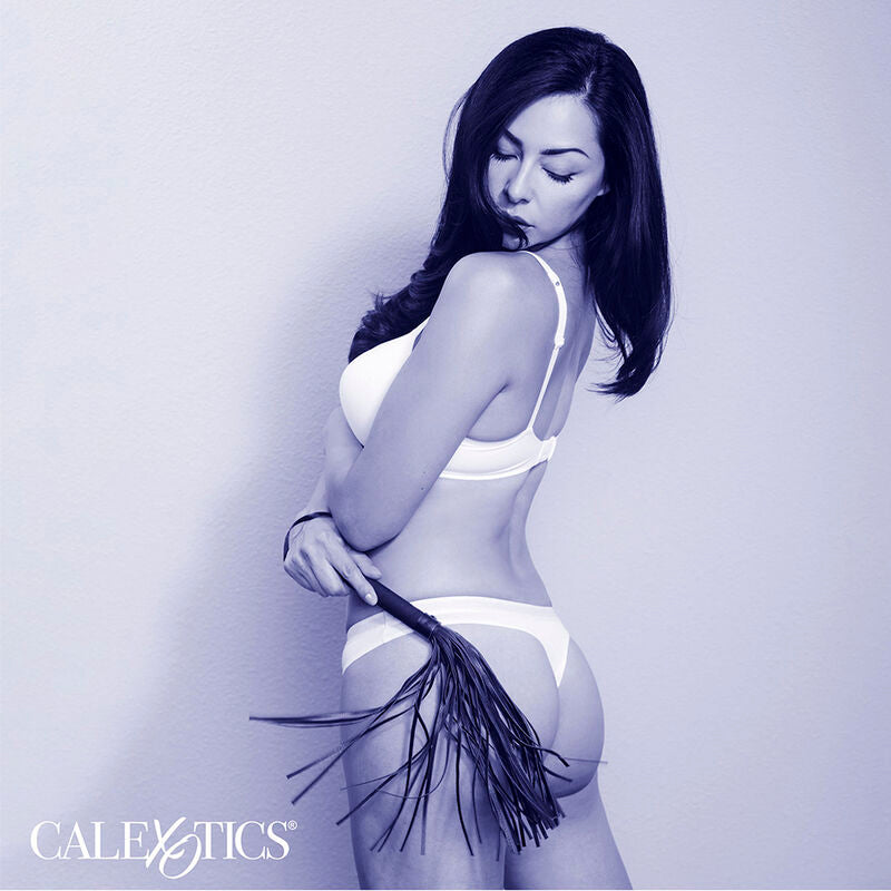 CALEXOTICS - NOCTURNAL FLOGGER CUIR NOIR CALEXOTICS