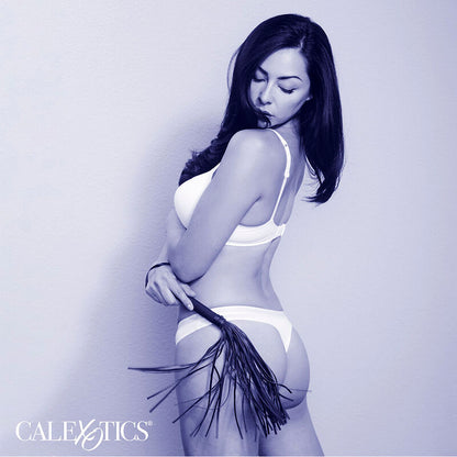 CALEXOTICS - NOCTURNAL FLOGGER CUIR NOIR CALEXOTICS