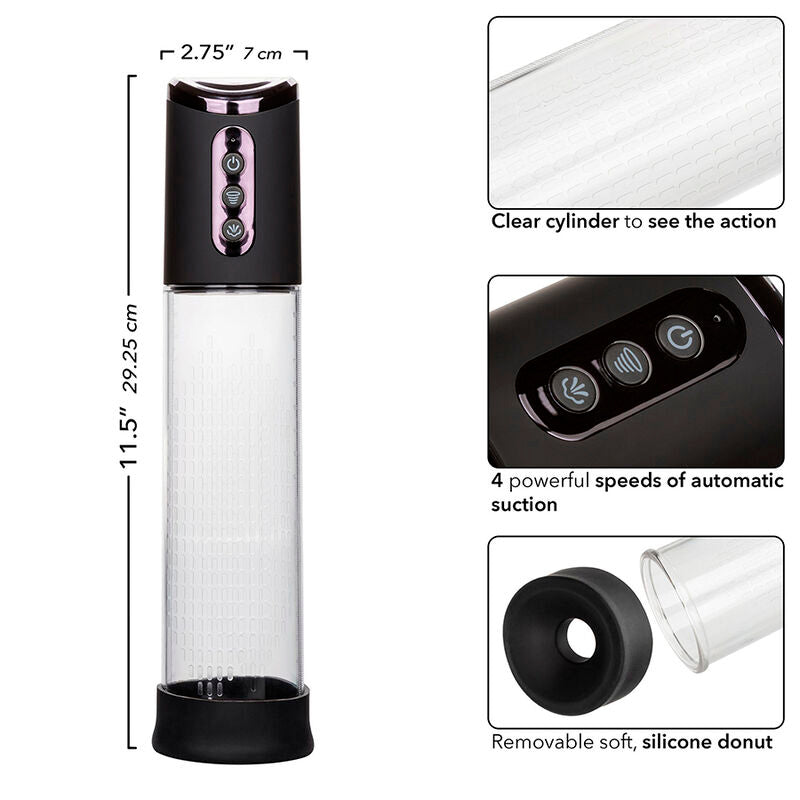 CALEXOTICS - POMPE D'ASPIRATION PEAK 4 VITESSES NOIRE CALEXOTICS