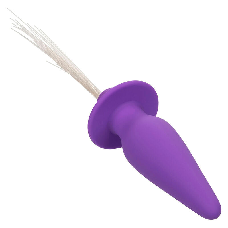 CALEXOTICS - SOUTHERN LIGHTS LIGHT UP PLUG ANAL10 VIBRATIONS SILICONE VIOLET CALEXOTICS