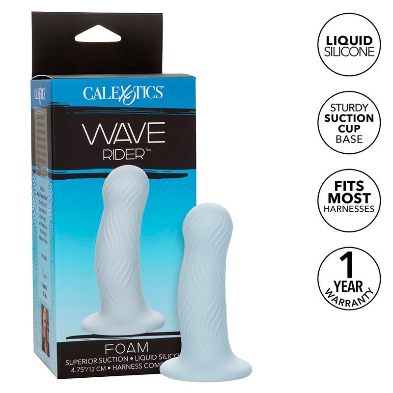 CALEXOTICS - WAVE RIDER PLUG ANAL EN MOUSSE BLEU CALEXOTICS