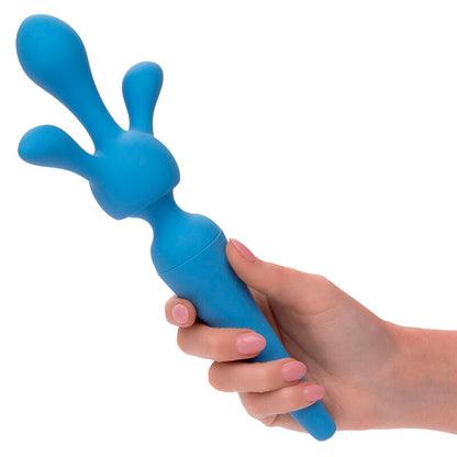 CALEXOTICS - COUTURE KIT VIBRATEUR WAND 10 VIBRATIONS BLEU CALEXOTICS