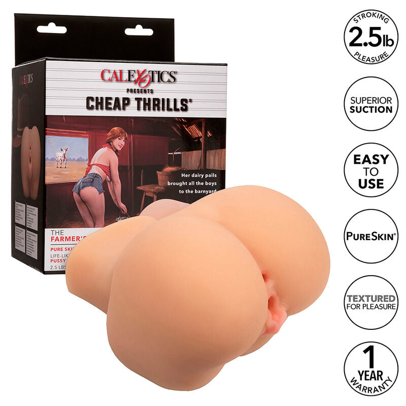CALEXOTICS - LA FILLE DU FERMIER DOUBLE MASTURBATEUR RÉALISTE CHAIR CALEXOTICS
