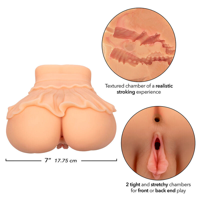 CALEXOTICS - THE PEEP SHOW GIRL DOUBLE MASTURBATEUR RÉALISTE CHAIR CALEXOTICS
