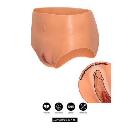 DÉSIR CACHÉ - ALTER EGO CULOTTE VAGIN OUVERT TAILLE HAUTE COULEUR HIDDEN DESIRE