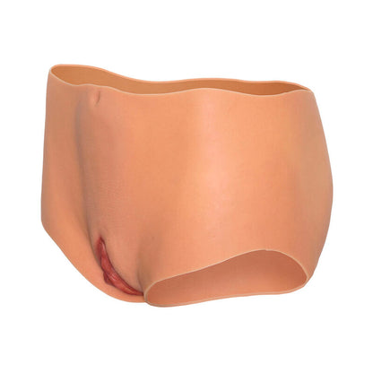 DÉSIR CACHÉ - ALTER EGO VAGIN ET FESSES OUVERTS CULOTTE TAILLE MOYENNE CHAIR HIDDEN DESIRE