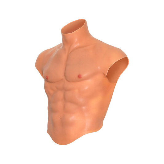 DÉSIR CACHÉ - T-SHIRT TORSE MASCULIN EN SILICONE ALTER EGO AVEC ESTHÉTIQUE DES ABS HIDDEN DESIRE