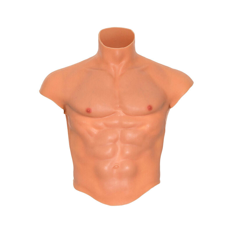 DÉSIR CACHÉ - T-SHIRT TORSE MASCULIN EN SILICONE ALTER EGO AVEC ESTHÉTIQUE DES ABS HIDDEN DESIRE