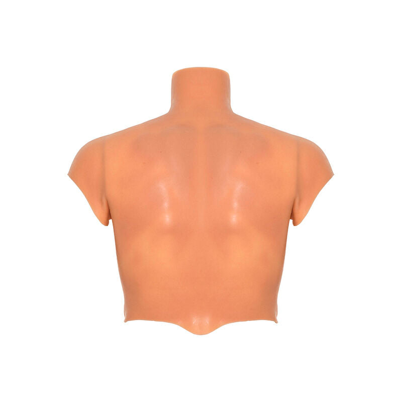 DÉSIR CACHÉ - T-SHIRT TORSE MASCULIN EN SILICONE ALTER EGO AVEC ESTHÉTIQUE DES ABS HIDDEN DESIRE