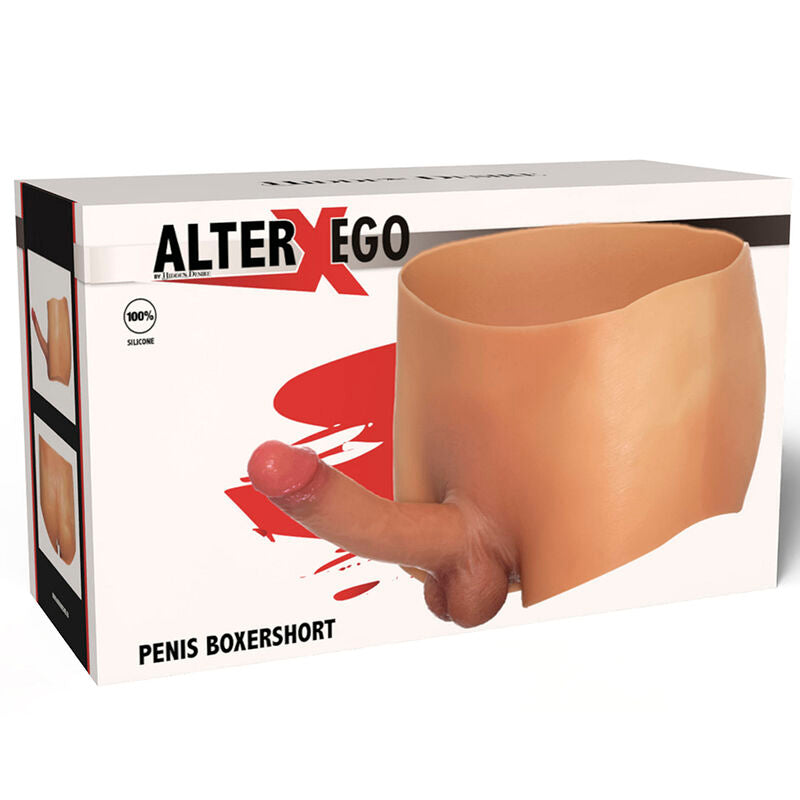 DÉSIR CACHÉ - ALTER EGO BOXERSHOT AVEC PÉNIS DE 18 CM TAILLE L HIDDEN DESIRE