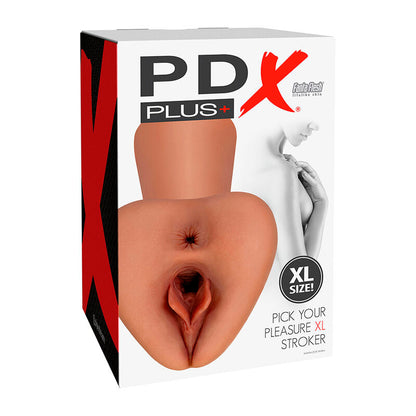 PDX PLUS - PICK YOUR PLEASURE XL STROKER RÉALISTE MARRON PDX PLUS+