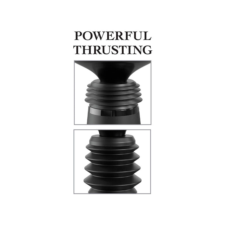 FETISH FANTASY SERIES - BODY DOCK PINCE À GODE THRUSTER AVEC 7 MODES DE POUSSÉE NOIR FETISH FANTASY SERIES