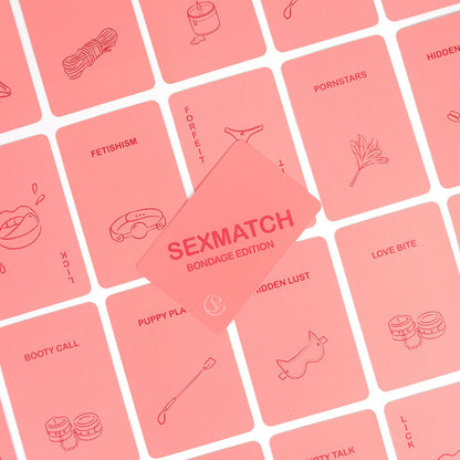 SECRETPLAY - JEU SEXMATCH ÉDITION BONDAGE SECRETPLAY 100% GAMES