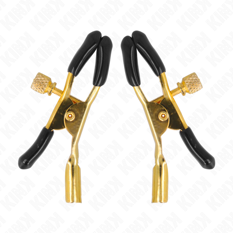 KINK - PINCES À TÉLÉPHONES OR 6 CM KINK NIPPLE GRIP