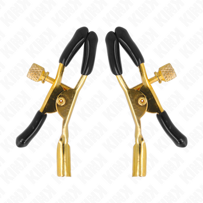 KINK - PINCES À TÉLÉPHONES OR 6 CM KINK NIPPLE GRIP