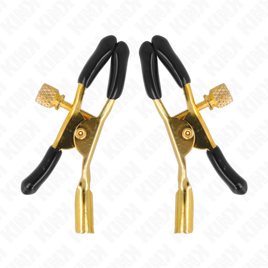 KINK - PINCES À TÉLÉPHONES OR 6 CM KINK NIPPLE GRIP