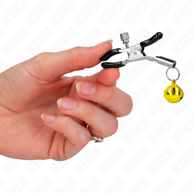 KINK - PINCE À METON SIMPLE CLOCHE OR 6 CM KINK NIPPLE GRIP
