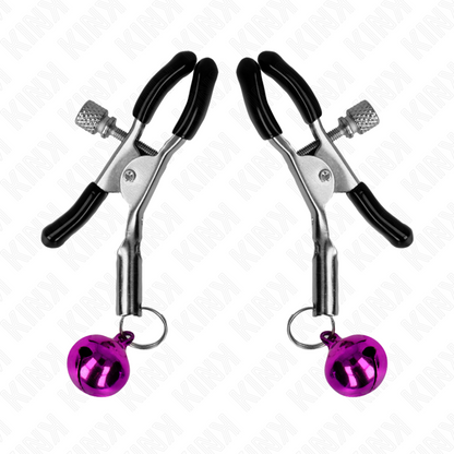 KINK - PINCE À METON SIMPLE CLOCHE VIOLET 6 CM KINK NIPPLE GRIP