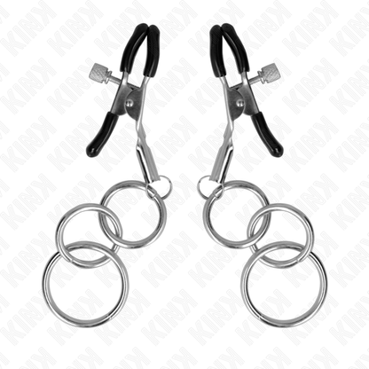 KINK - PINCE À METON 3 JOINTS TORIQUES 6 CM KINK NIPPLE GRIP