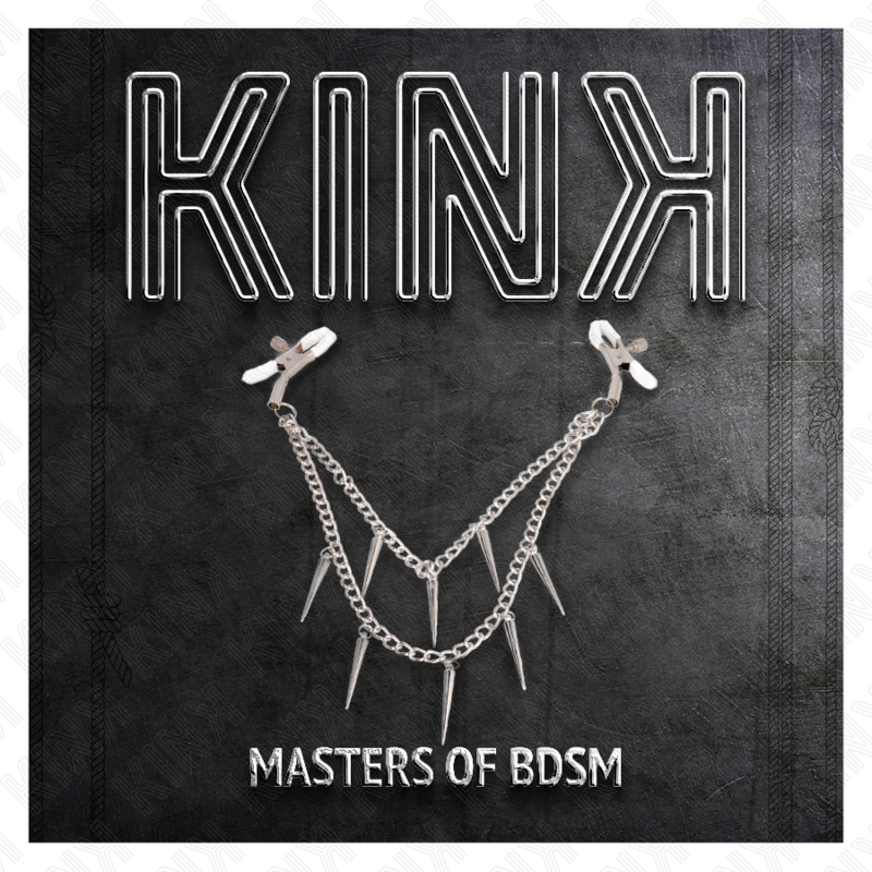 KINK - PINCES À METELIER AVEC CHAÎNES À POINTES 30 CM KINK NIPPLE GRIP