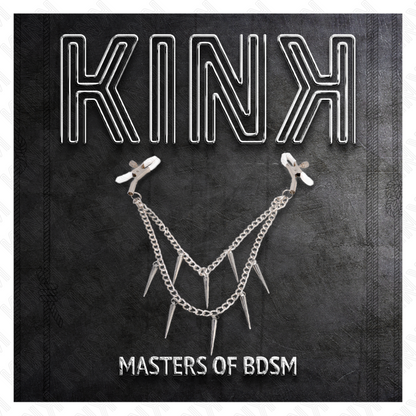 KINK - PINCES À METELIER AVEC CHAÎNES À POINTES 30 CM KINK NIPPLE GRIP