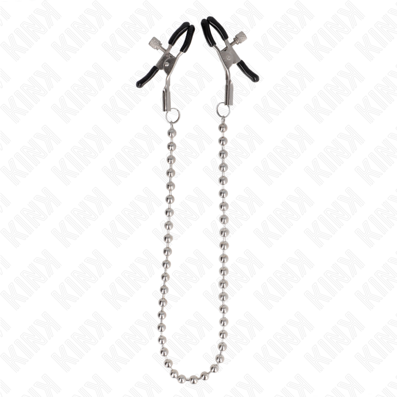 KINK - PINCES À TÉLÉTON CHAÎNE DE BILLES 30 CM KINK NIPPLE GRIP