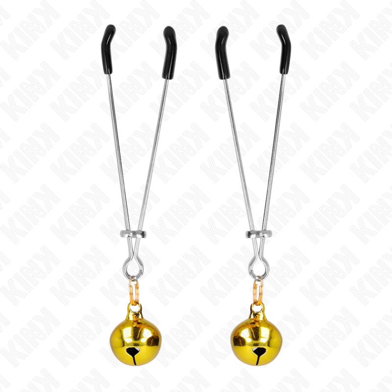 KINK - PINCES À TÉLÉPHONE MINCE CLOCHE OR 7 CM KINK NIPPLE GRIP